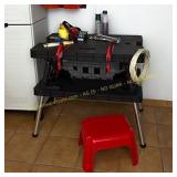 Keter 237005 Folding Work Table with Clamps