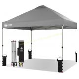 Crown Shades 10x10 Pop Up Canopy, Silver