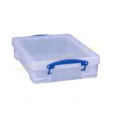 3ct Really Useful Box 4L Plastic Storage Lid