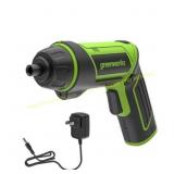 Greenworks 8V Screwdriver with 2 bits