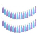 6ct. Meetppy Mermaid Tassel Garlands, 20pcs