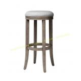 Maven Lane Eva Bar Stool   Oak, Grey