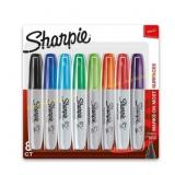Sharpie 8pk Permanent Markers, Chisel Tip