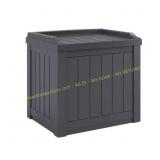 22 Gallon Plastic Storage Seat, Cyberspace