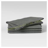 Threshold Gray Napkins 18x18, Machine Washable