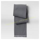 Threshold 108x14 Cotton Runner, Gray