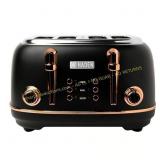 Haden Heritage Stainless Steel 4-Slot Toaster
