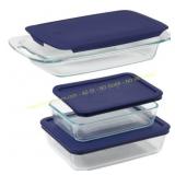 Pyrex 6pc Bake & Store Set (3 Containers)
