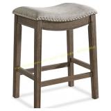 ROME OAK Parker Counter Stool, Backless