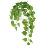 Mkono Fake Hanging Plants in Ceramic Pot