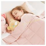 CuteKing Weighted Blanket 7lbs 40"x60" Pink