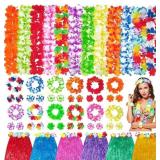 Hawaiian Leis Luau Party Set, 54Pcs Carefree