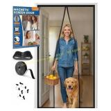 Magnetic Screen Door Mesh with Closure