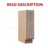 Hampton Beech Base Cabinet, 9x34.5x24