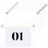 BENECREAT 8pcs Bridle Number Holders