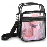 Blvornl Clear Crossbody Bag, Adjustable Strap