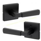 Kwikset Perth Matte Black Reversible Door Handle