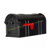 Manchester Black Steel/Aluminum Mailbox Mount