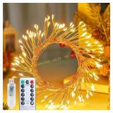 Minetom USB Fairy Lights 10ft 120LEDs with Remote