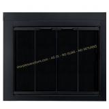 Ascot Large Glass Fireplace Doors