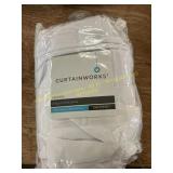 CURTAINWORKS 52x84 in. Curtain Panel, White