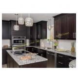 2ct Jamestown Recessed Espresso Wine Wall Cabinets