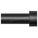 IFELS Black Curtain Rod Set, 32-90 in.