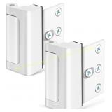 2pk EverPlus Home Security Door Lock, 3 in (White)
