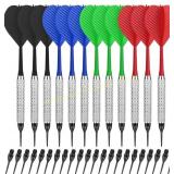 CyeeLife Plastic Tip Darts, 12pcs Set