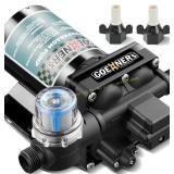 Kitvance RV Fresh Water Pump 12V DC 6GPM 70PSI