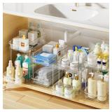 Delamu 4 Sets of 2-Tier Organizers Under Sink