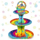 Nuenen Hippie Cupcake Stand   Peace Sign Decor
