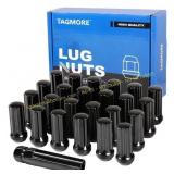 M14x1.5 Lug Nuts 24pc Spline Set (Black)
