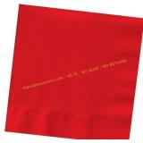 Creative Converting Red Beverage Napkins, 50ct
