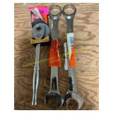 3/8 Drive Ratchet, 7/8 SAE & 21mm Wrenches