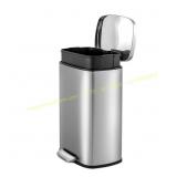 Qualiazero 13.2gal Rectangular Stainless Can