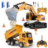 RC Construction Vehicle Set with Lights