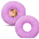 2 Pcs Ear Hole Piercing Donut Pillow Lavender