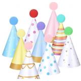 Panitay 40 Pcs Mini Party Hats for Toys