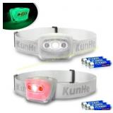 KunHe 2Pack Glow LED Headlamp, 7 Modes