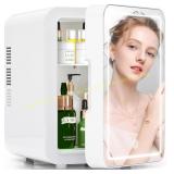 BOGDA Mini Refrigerator Mirror 6L, LED, White