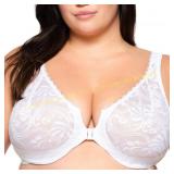 Glamorise Women s Full Figure Lace Bra 44D