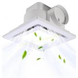 FEITON Bathroom Exhaust Fan with Light 110 CFM
