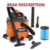 RIDGID 14 Gal 6.0 HP NXT Wet/Dry Vacuum