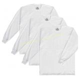 Size S Pro Club Men s 3pk Heavyweight Tees, White