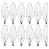 12-Pack E12 4W Warm White 2500K Bulbs