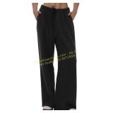 Wide Leg xL Sweatpants - Baggy Drawstring Pockets