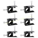 Universal Pole Holder Deck Mount Clamp, 6 Pcs