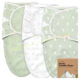 KeaBabies 3-Pack Organic Baby Swaddle Sacks