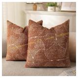 AELS Boho 18x18 Textured Pillow Cover